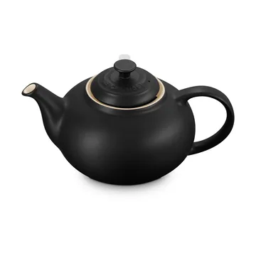 Le Creuset theepot - Matte Black, med sil, 1,3 L - Le Creuset