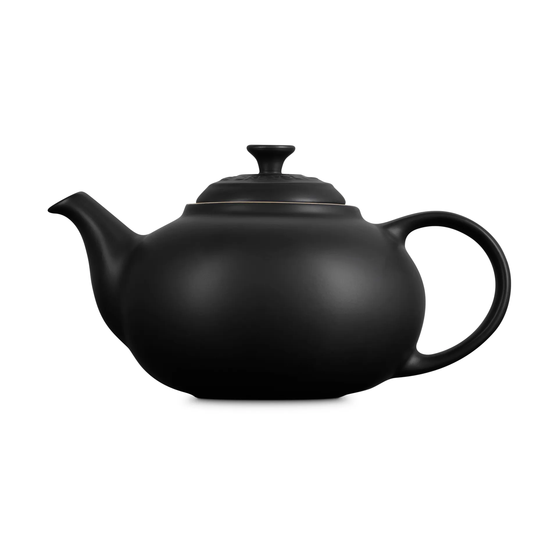 Le Creuset theepot, Matte Black, med sil, 1,3 L Le Creuset