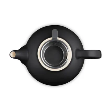 Le Creuset theepot - Matte Black, med sil, 1,3 L - Le Creuset
