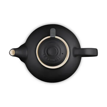 Le Creuset theepot - Matte Black, med sil, 1,3 L - Le Creuset