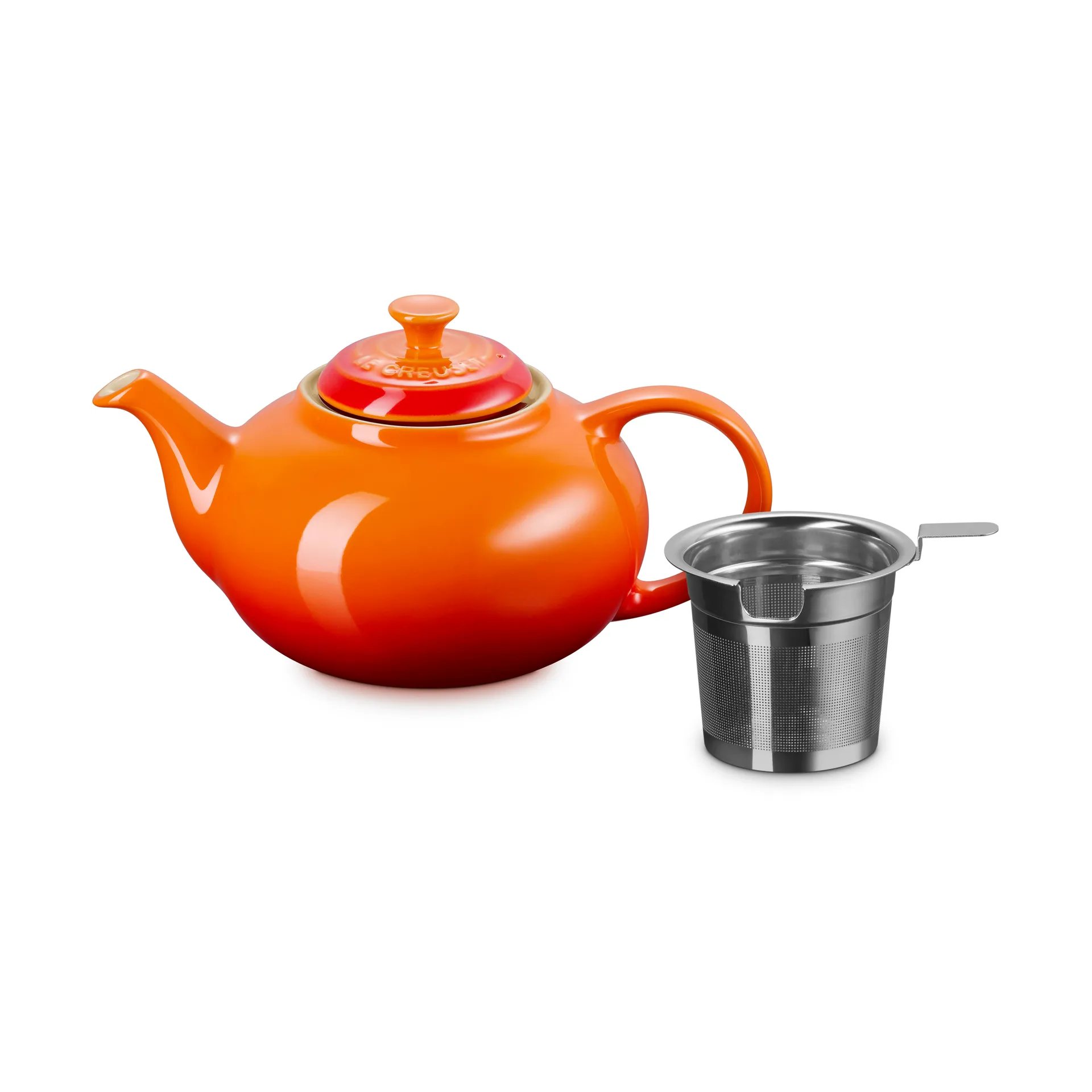Le Creuset theepot, Volcanic, med sil, 1,3 L Le Creuset