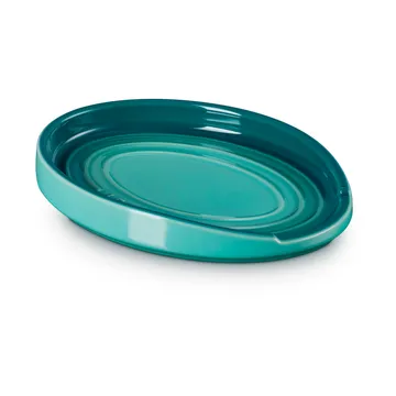 Ovale houder voor pollepel - Bleu Riviera - Le Creuset