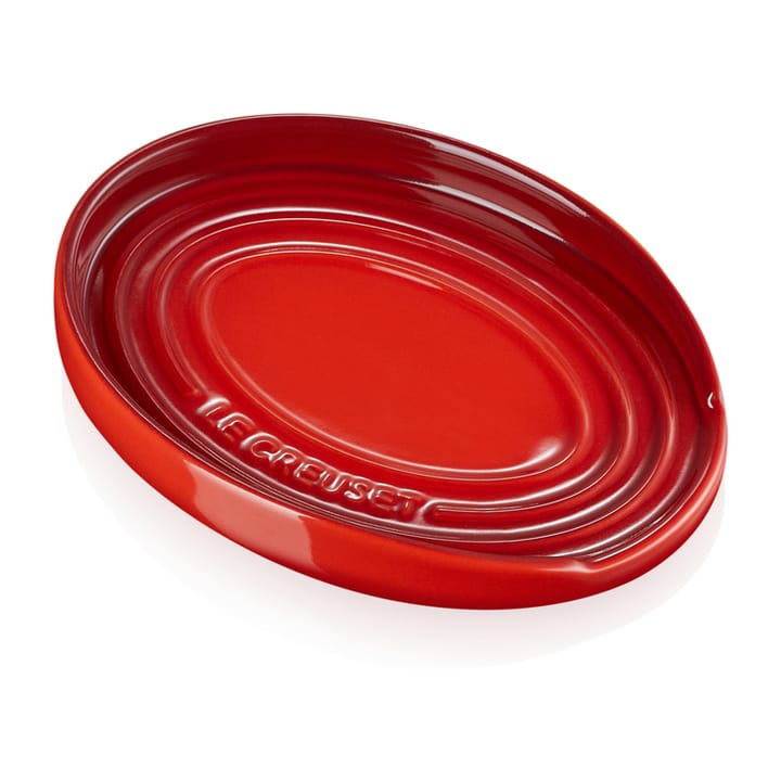 Ovale houder voor pollepel - Cerise - Le Creuset