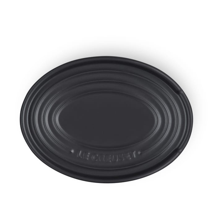 Ovale houder voor pollepel, Matte black Le Creuset