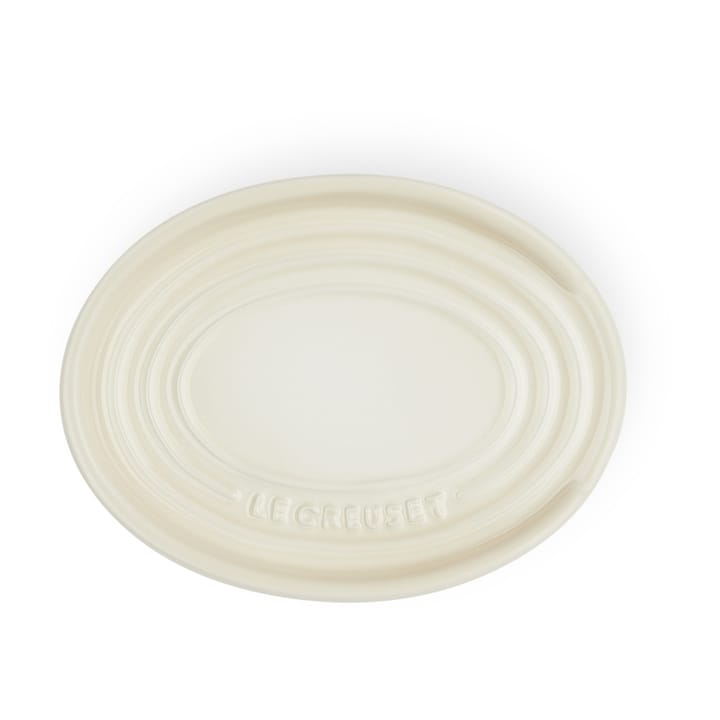 Ovale houder voor pollepel, Meringue Le Creuset