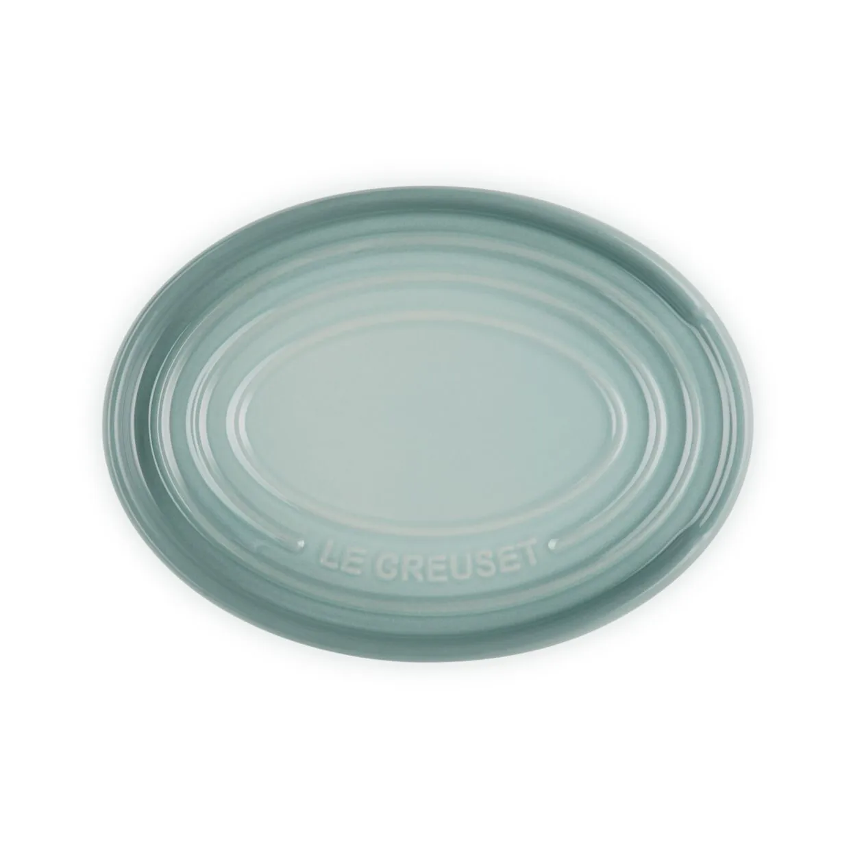 Ovale houder voor pollepel, Sea Salt Le Creuset