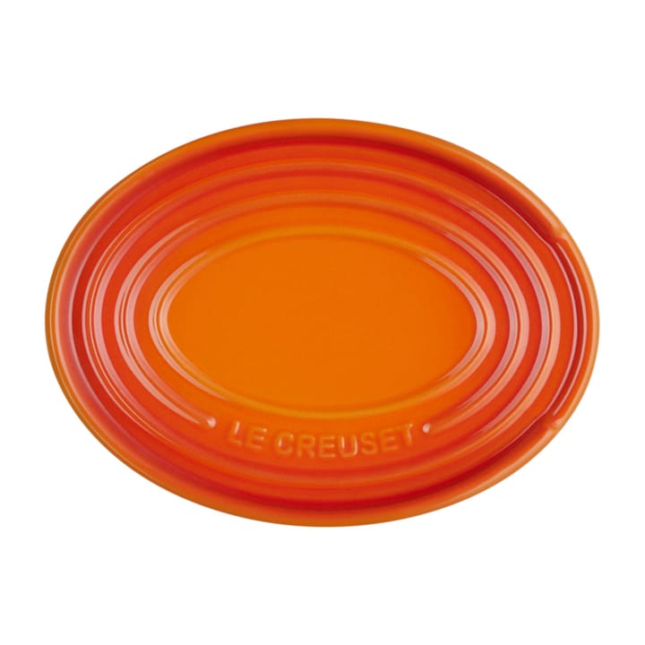 Ovale houder voor pollepel, Volcanic Le Creuset