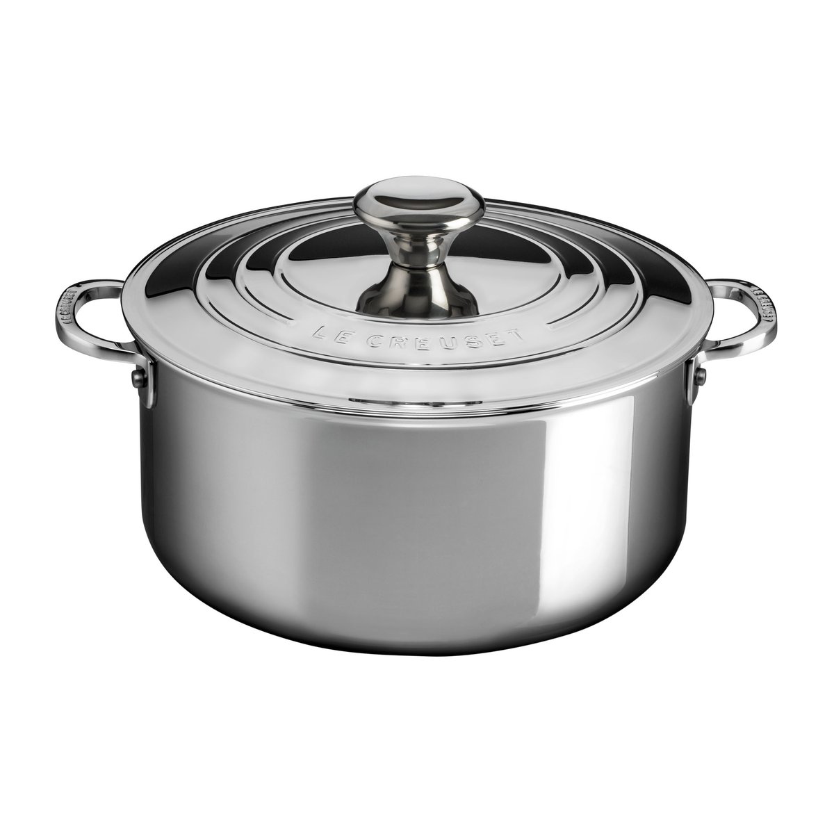 Le Creuset Signature 3-Ply braadpan met deksel 5,3 l