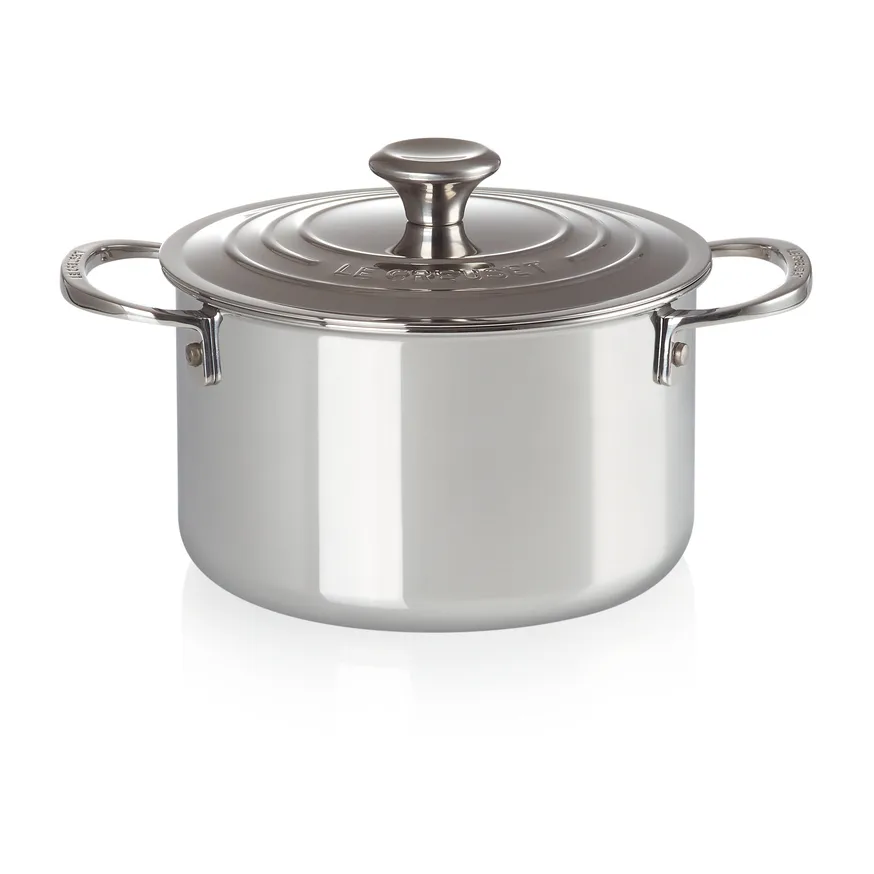 Signature 3-Ply diepe braadpan met deksel, 2,8 l Le Creuset