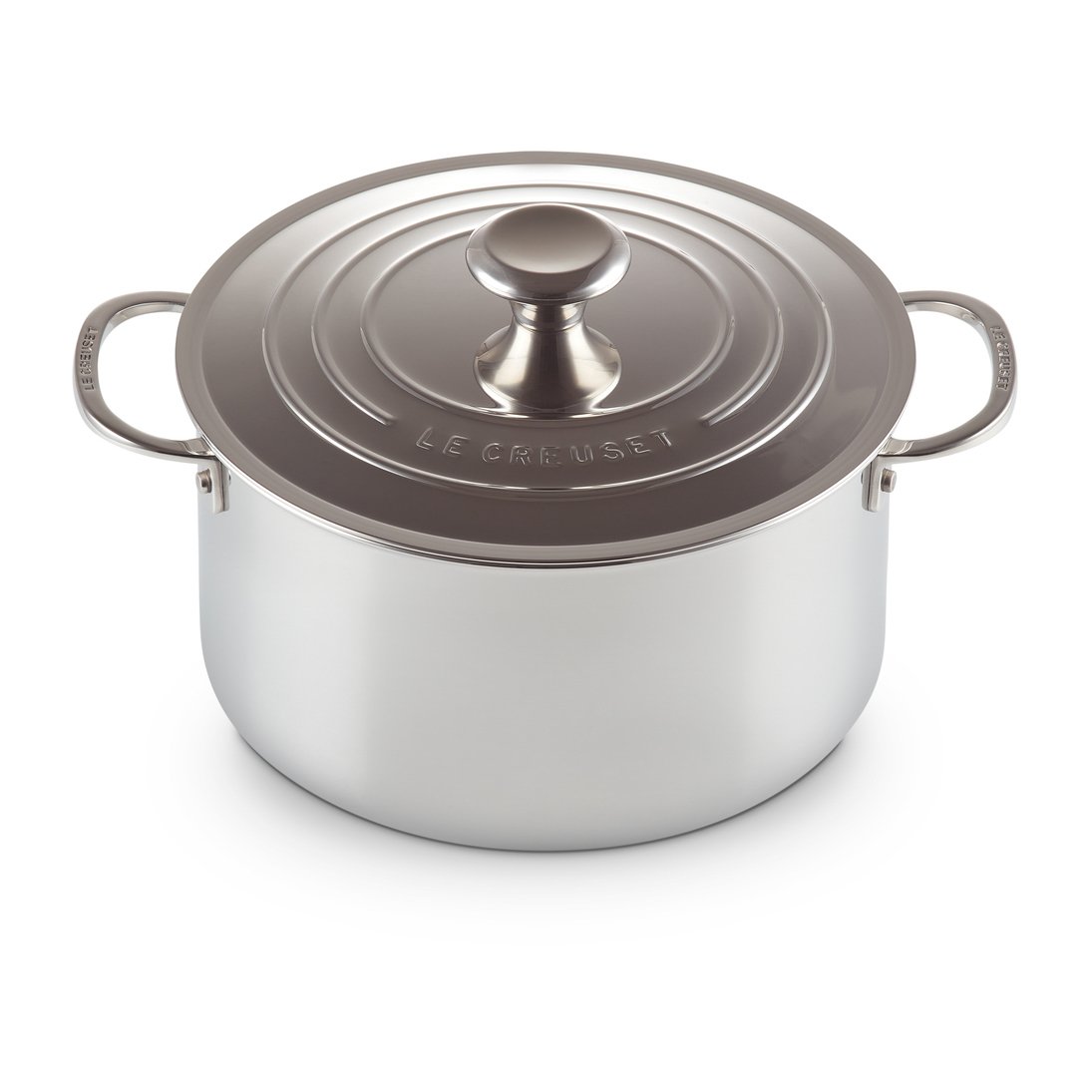 Le Creuset Signature 3-Ply diepe braadpan met deksel 6 l
