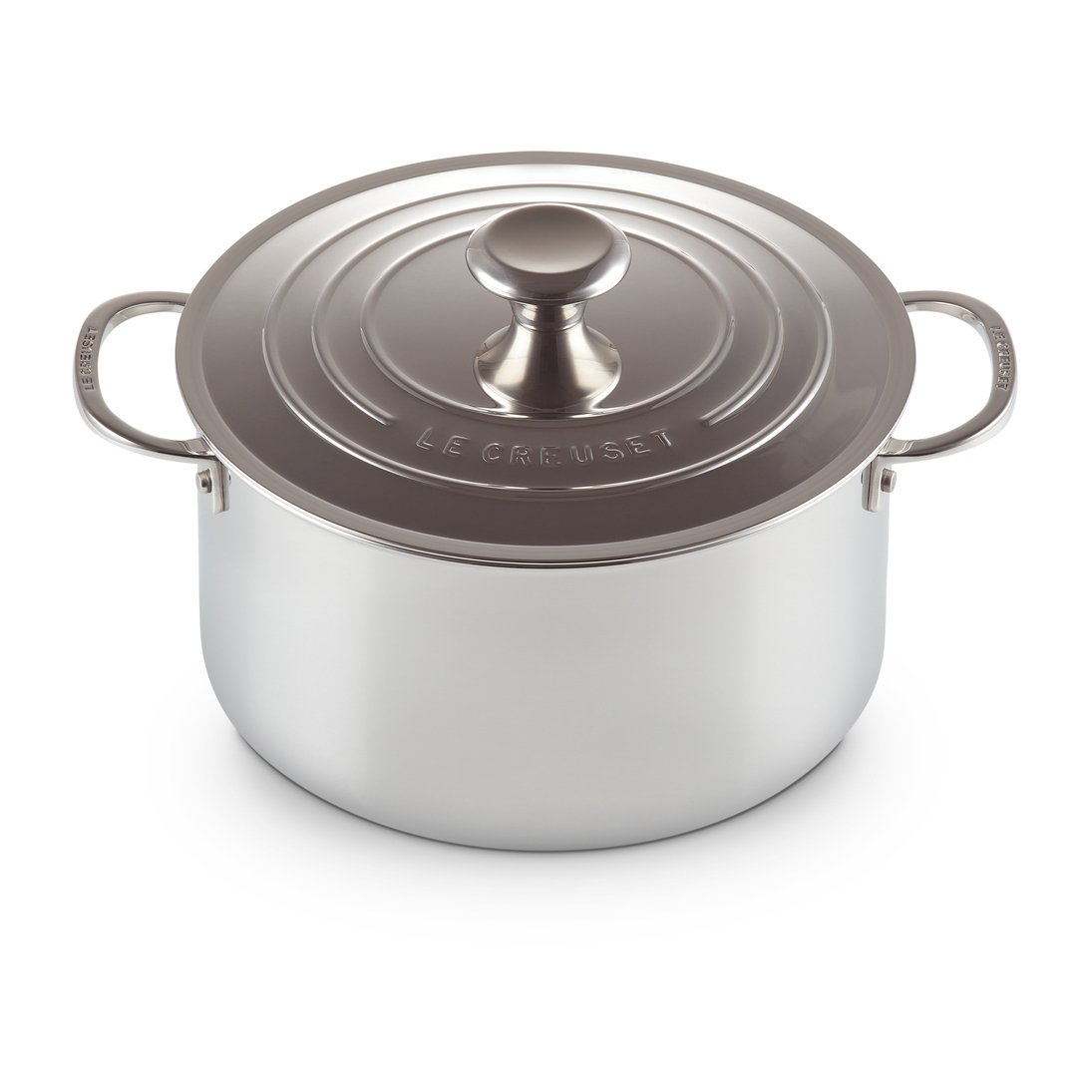 Le Creuset Signature 3-Ply diepe braadpan met deksel 6 l