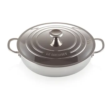 Signature 3-Ply lage braadpan met deksel - 4,8 l - Le Creuset