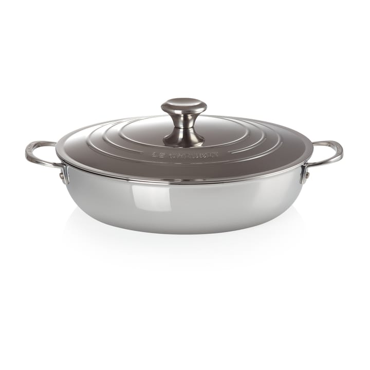 Signature 3-Ply lage braadpan met deksel - 4,8 l - Le Creuset