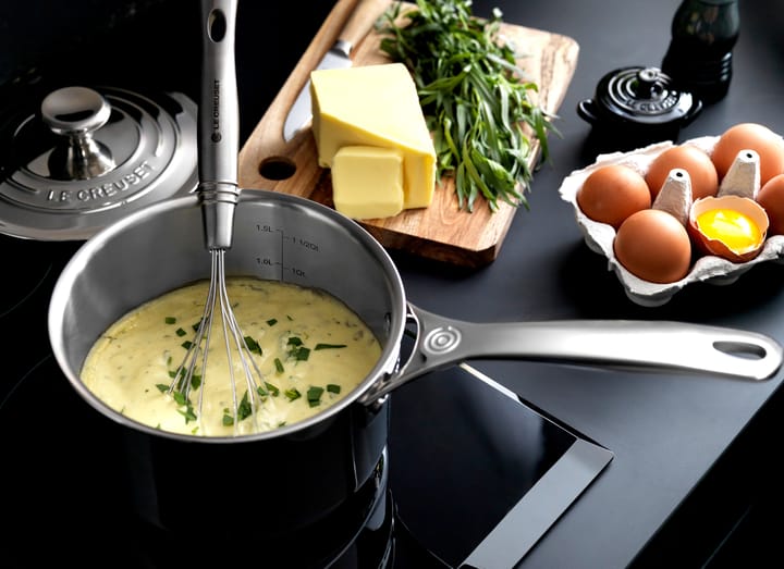 Signature 3-Ply steelpan met deksel, 1,9 l Le Creuset