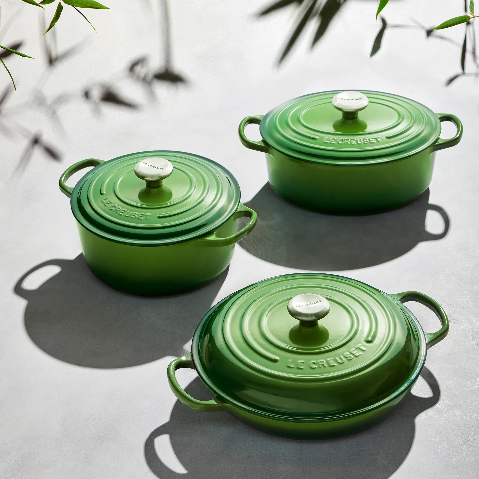 Signature buffetbraadpan 3,5 l, Bamboo Green Le Creuset
