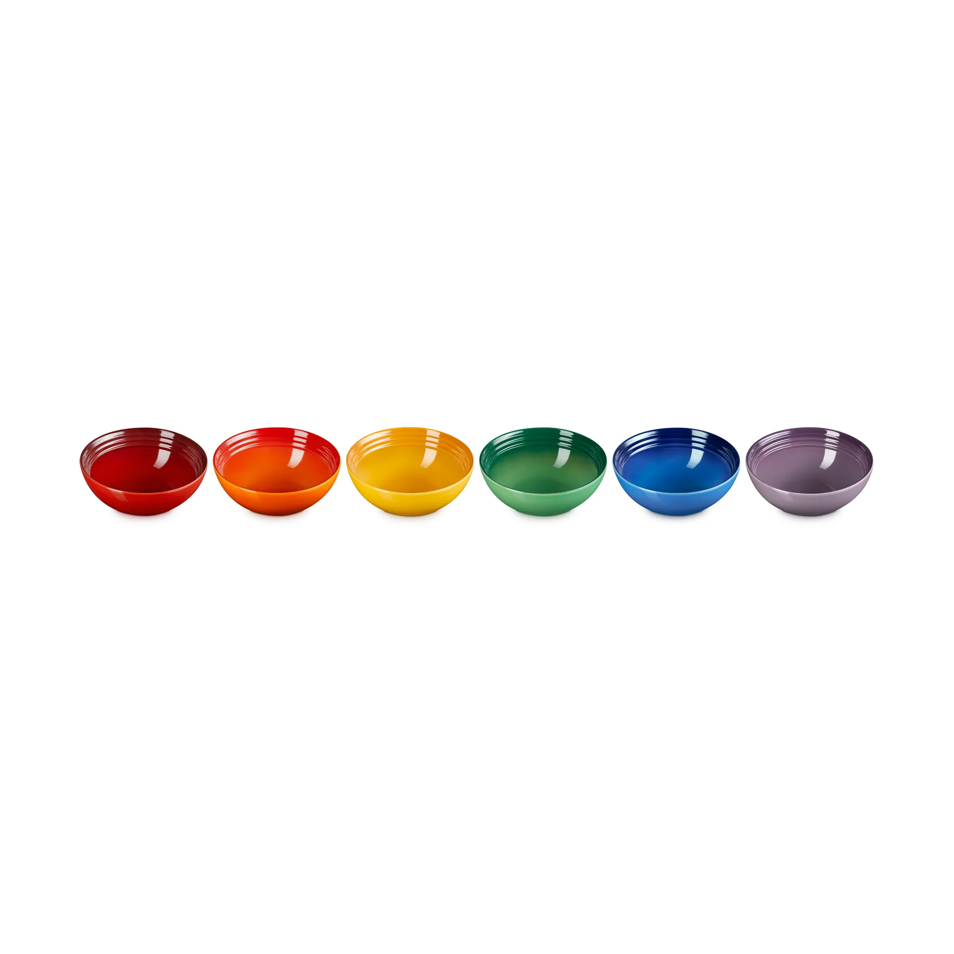 Signature steengoed diepe schaal 6-delig, Rainbow Le Creuset