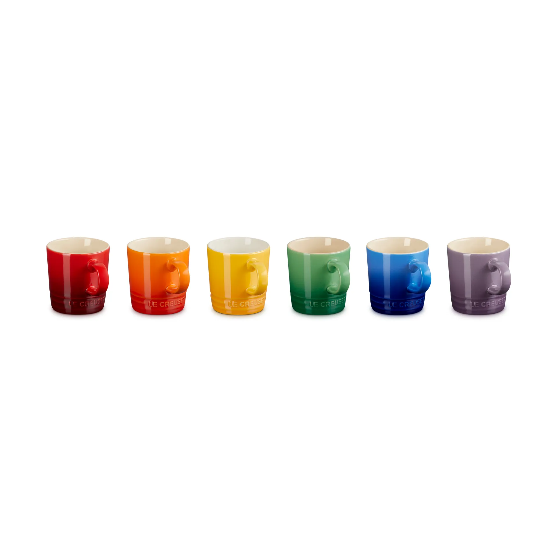 Signature steengoed espressomok 6-delig, Rainbow Le Creuset