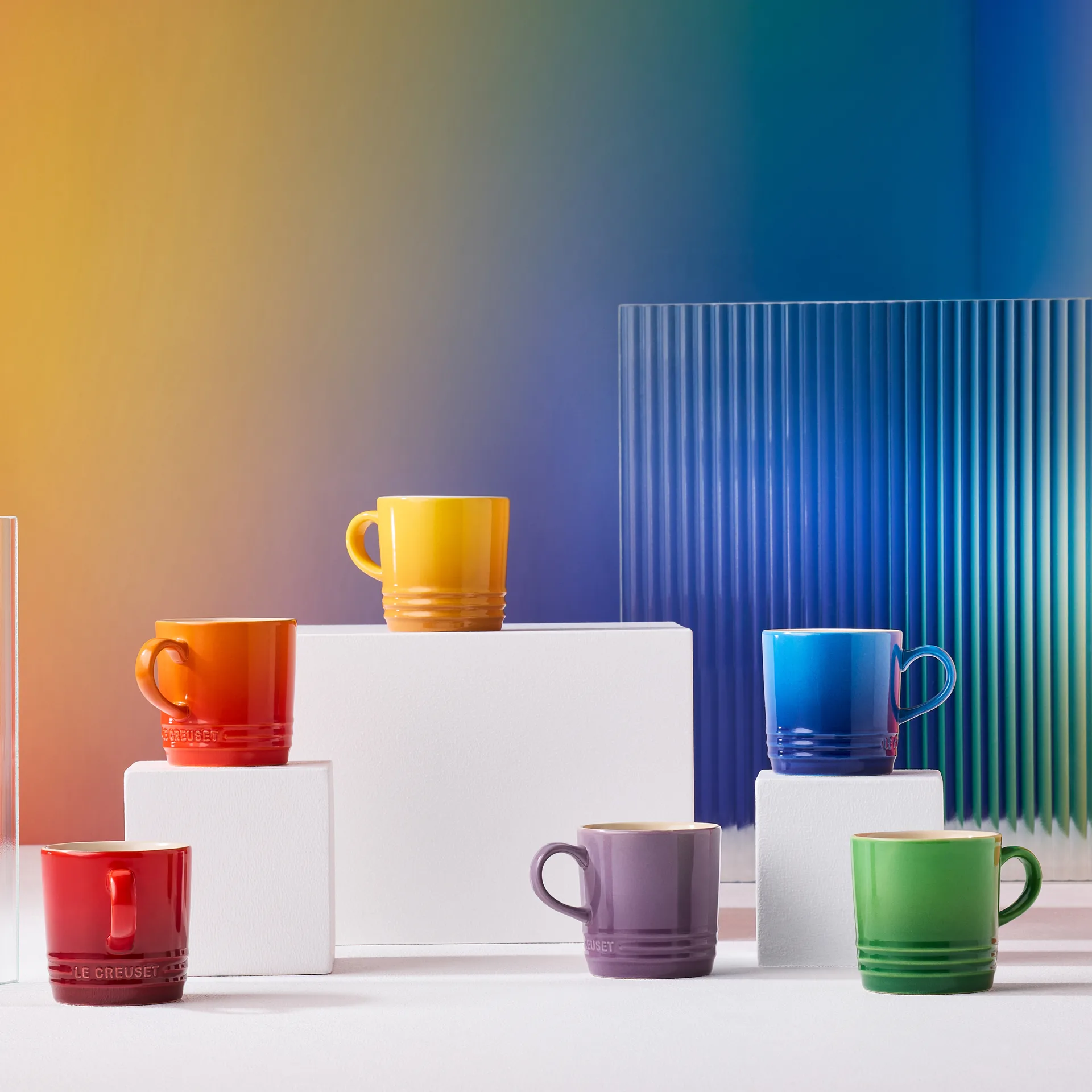 Signature steengoed espressomok 6-delig, Rainbow Le Creuset