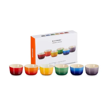 Signature steengoed mini-ramekin 6-delig - Rainbow - Le Creuset