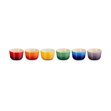 Signature steengoed mini-ramekin 6-delig - Rainbow - Le Creuset