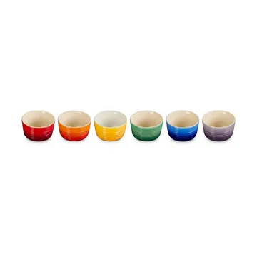 Signature steengoed mini-ramekin 6-delig - Rainbow - Le Creuset