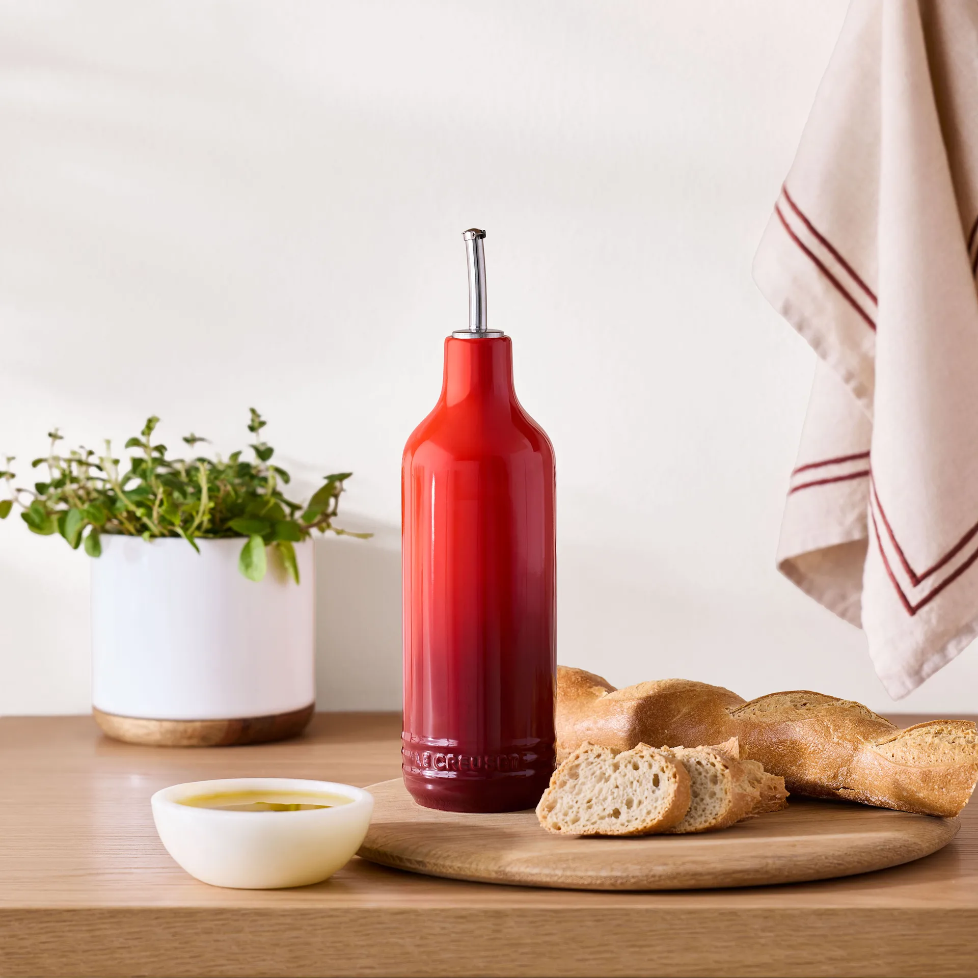 Signature steengoed oliefles 0,6 L, Azure Le Creuset