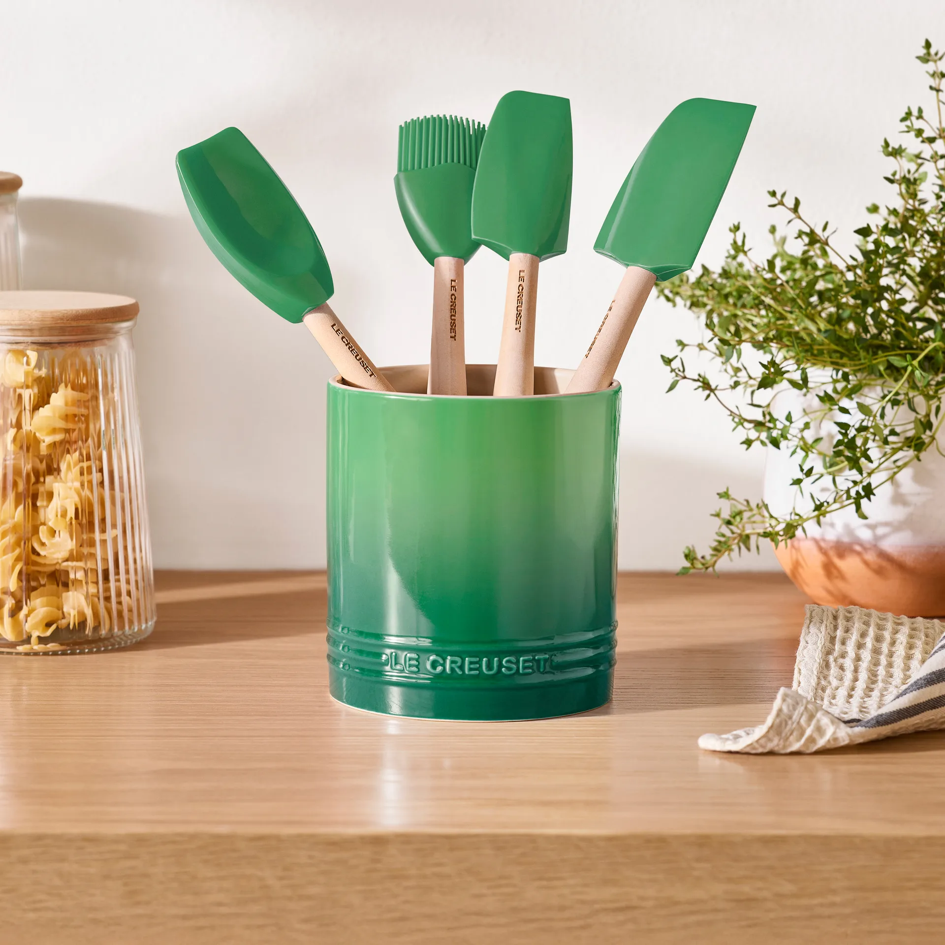 Signature stoneware bestek- en keukengerei-mok 1.1 L, Bamboo Green Le Creuset