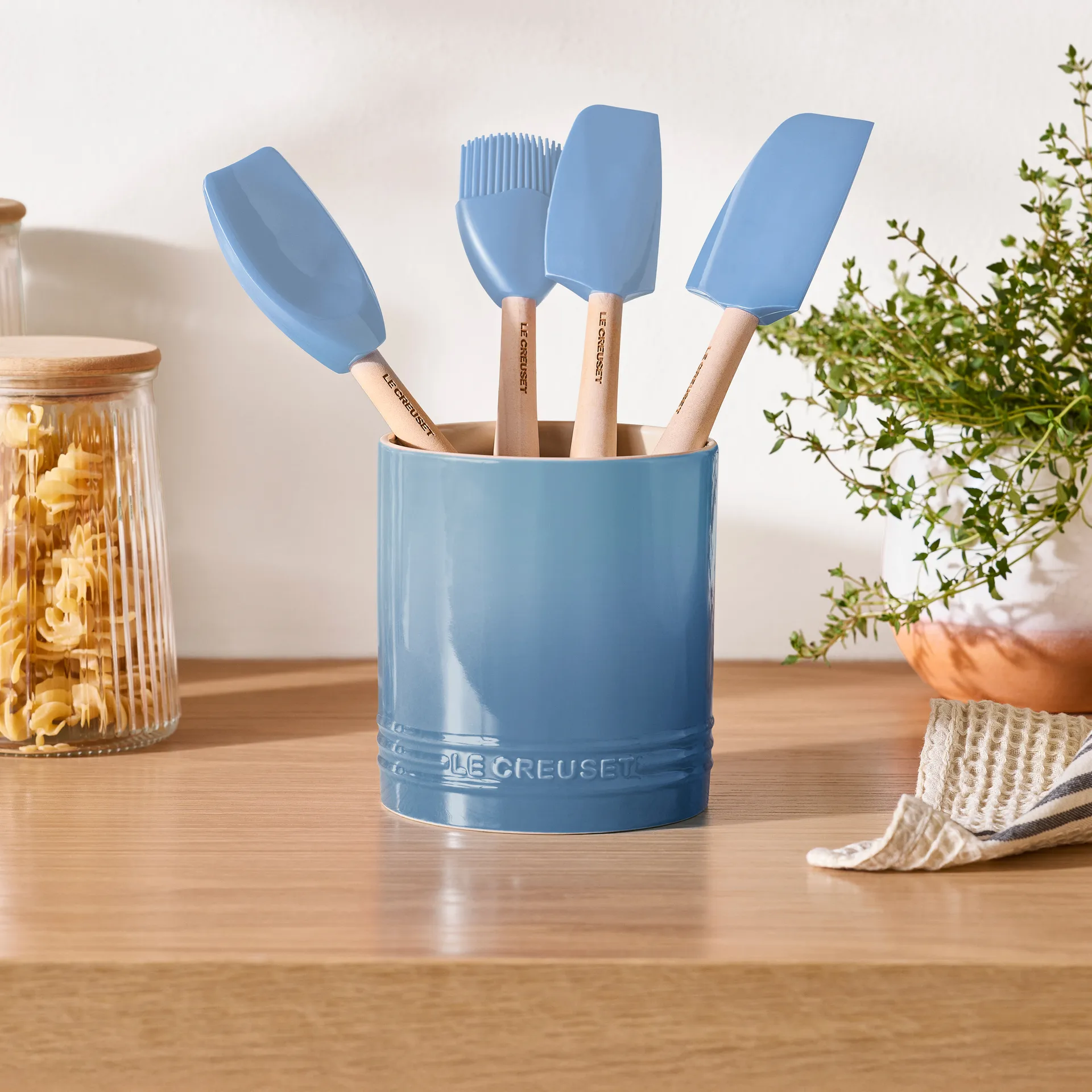 Signature stoneware bestek- en keukengerei-mok 1.1 L, Chambray Le Creuset