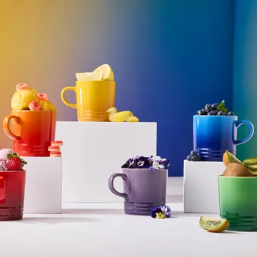 Signature stoneware koffiemok 6-delig - Rainbow - Le Creuset