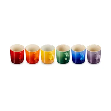 Signature stoneware mok 6-delig - Rainbow - Le Creuset