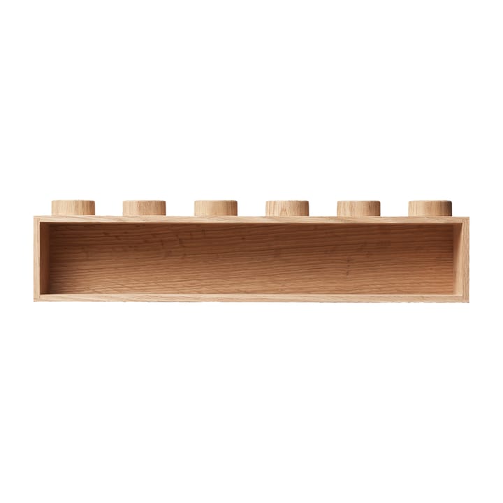 LEGO houten boekenplank, Gezeept eikenhout Lego