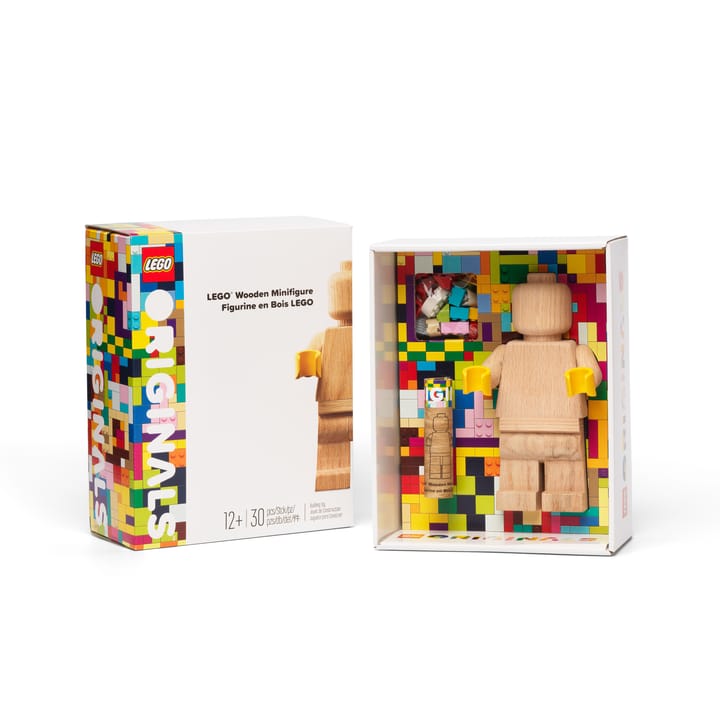 LEGO houten minifiguur - Gezeept eikenhout - Lego