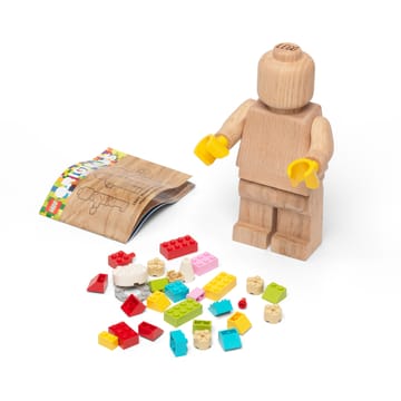 LEGO houten minifiguur - Gezeept eikenhout - Lego