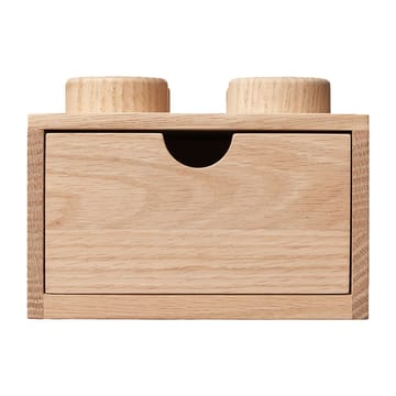 LEGO houten opbergdoos bureau 4 - Gezeept eikenhout - Lego