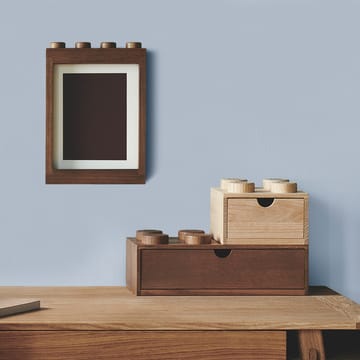 LEGO houten opbergdoos bureau 4 - Gezeept eikenhout - Lego