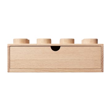 LEGO houten opbergdoos bureau 8 - Gezeept eikenhout - Lego