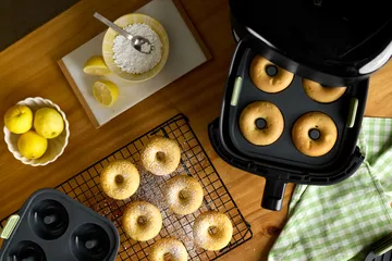 Lékué Airfryer donutvorm 4 stuks - Grey - Lékué