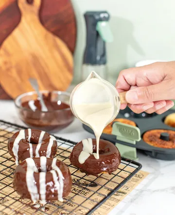 Lékué Airfryer donutvorm 4 stuks - Grey - Lékué