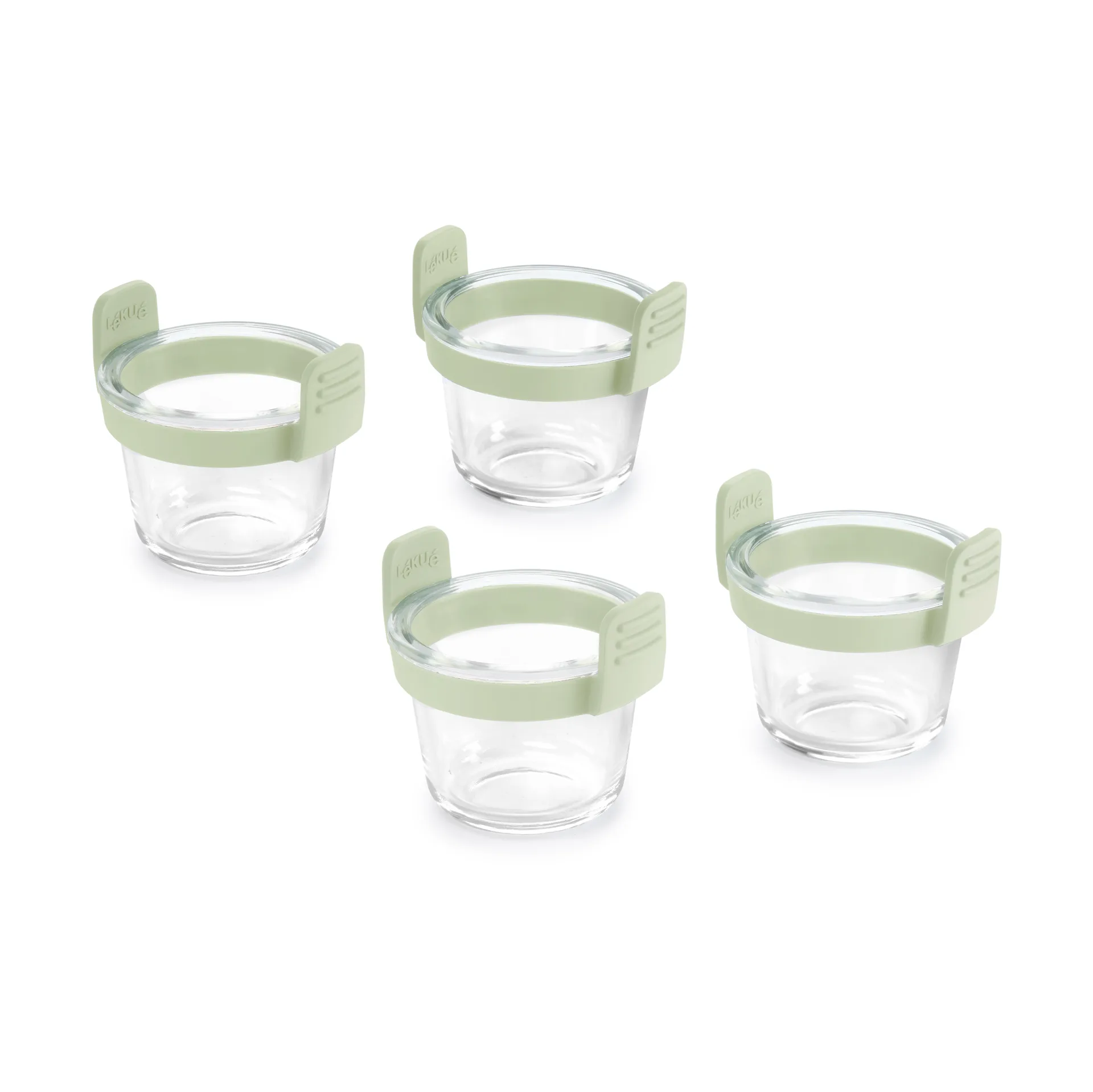 Lékué Airfryer mini glazen cups 4-pack, Transparent Lékué