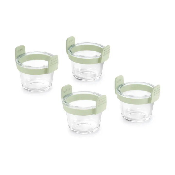 Lékué Airfryer mini glazen cups 4-pack - Transparent - Lékué