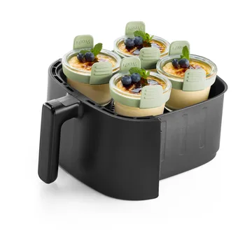 Lékué Airfryer mini glazen cups 4-pack - Transparent - Lékué