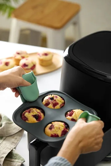 Lékué Airfryer muffinvorm 4 stuks - Grey - Lékué