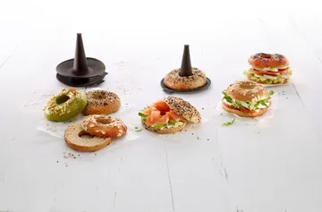Lékué bagelvormen 6-pack - Bruin - Lékué
