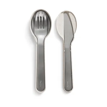Lékué bestekset met etui 5-delig - Beige - Lékué