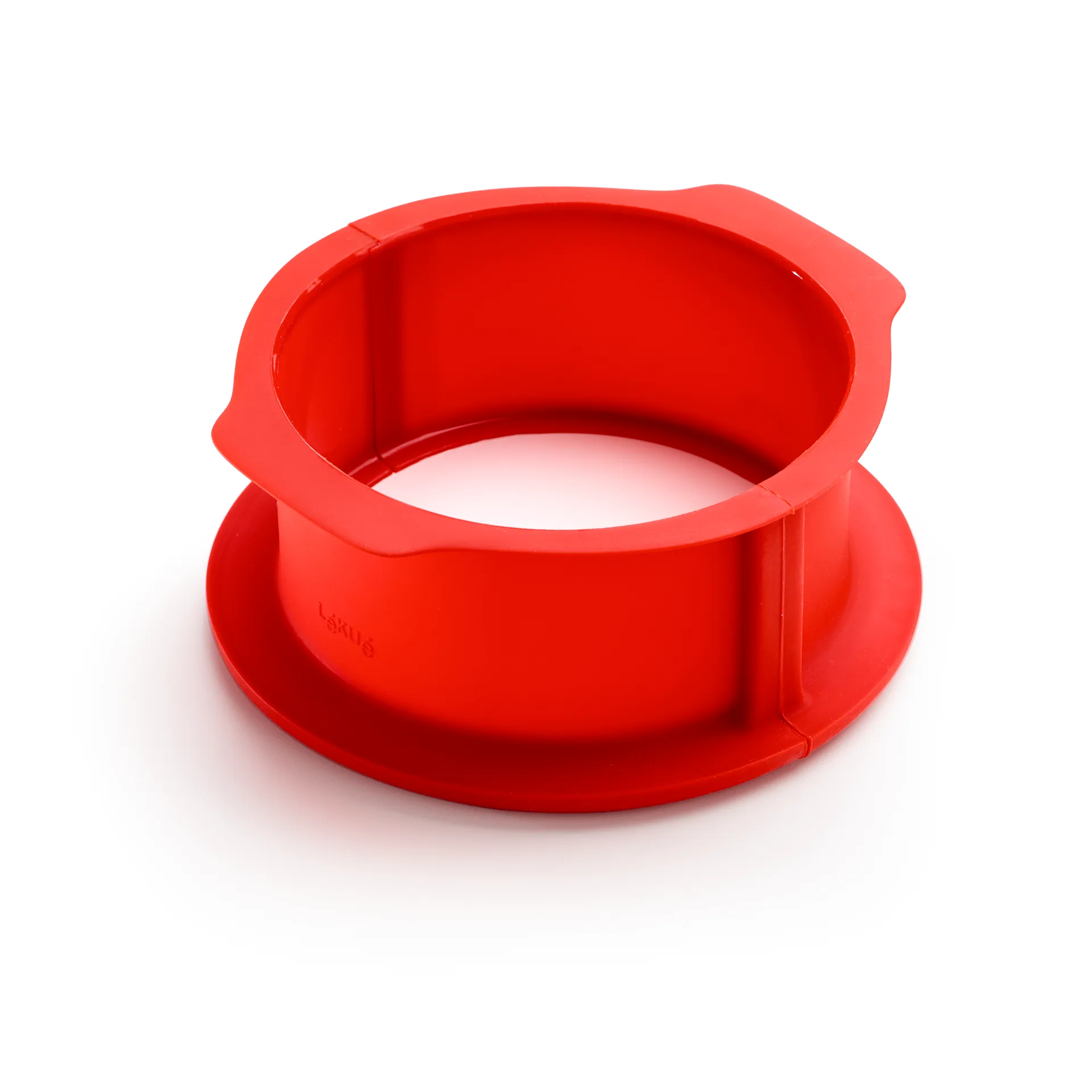 Lékué charlotte springvorm met bord 18 cm, Rood Lékué