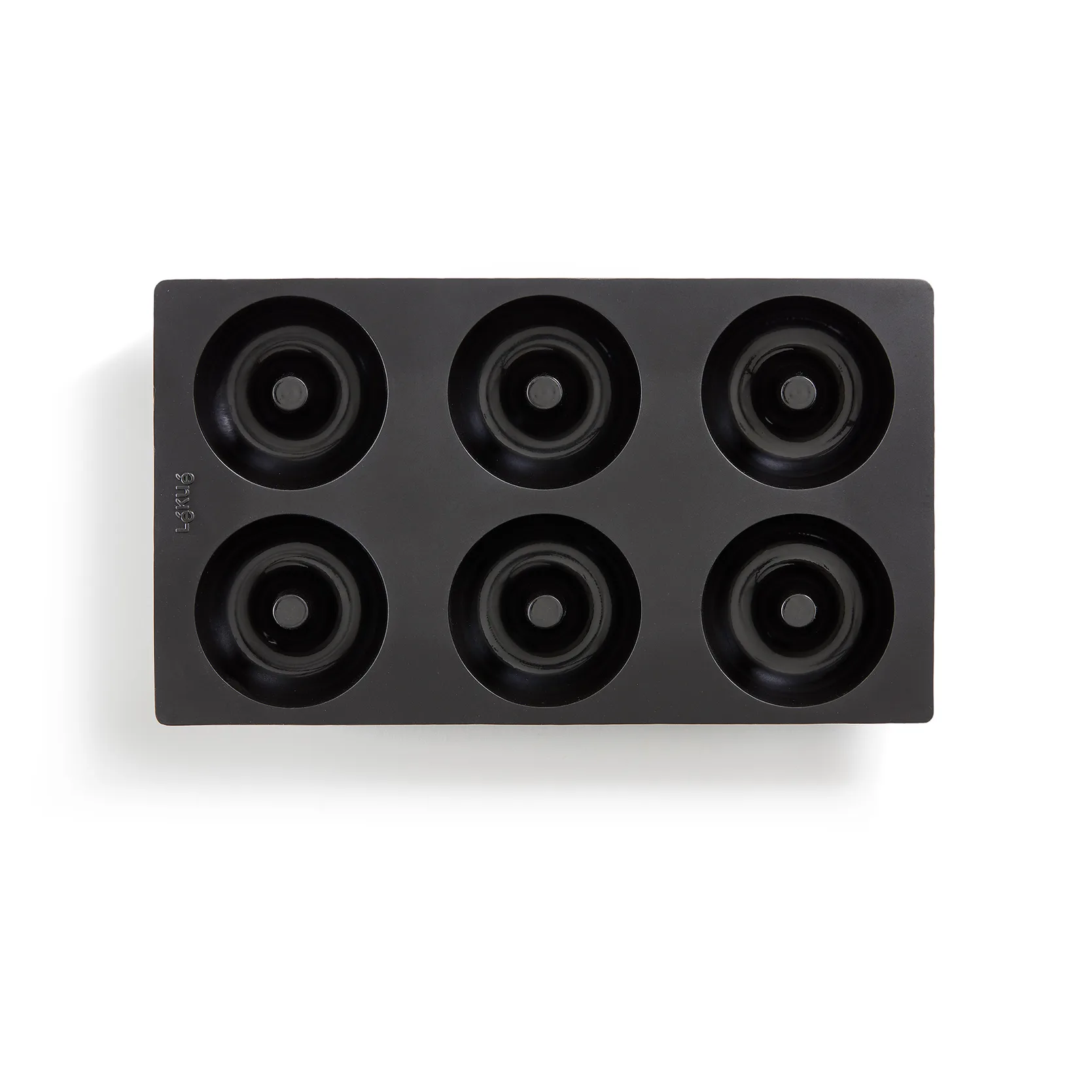 Lékué donutsvorm siliconen 6 st, Zwart Lékué
