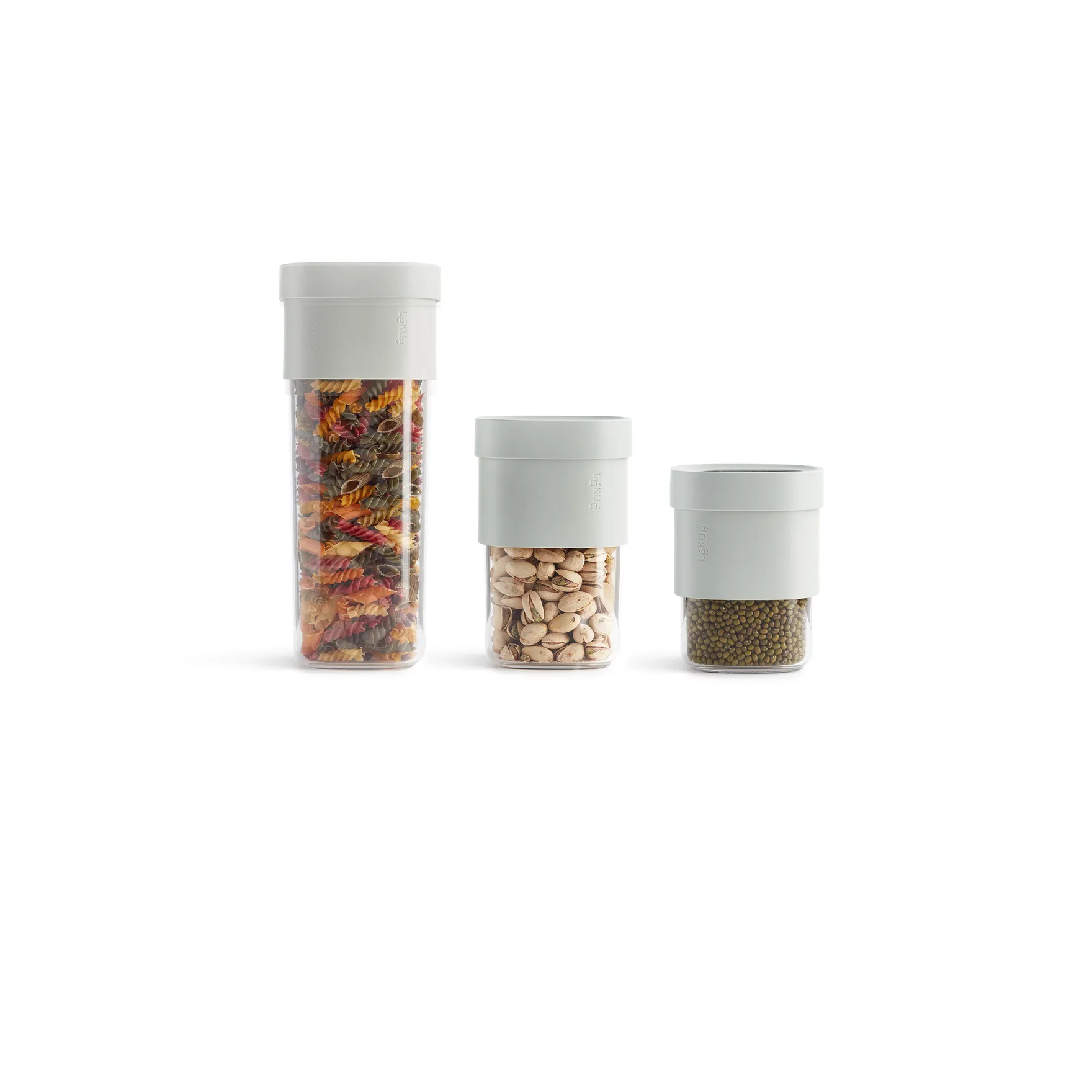 Lékué flip voorraadpot 5-delig, Groen Lékué