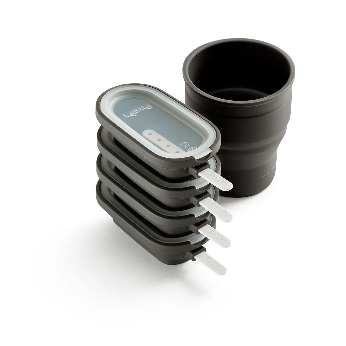 Lékué klassieke ijsvormen 4-pack, Bruin Lékué