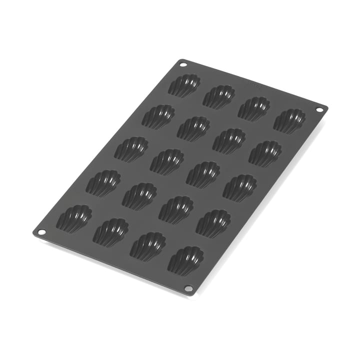 Lékué madeleinevorm mini siliconen 20 st - Zwart - Lékué