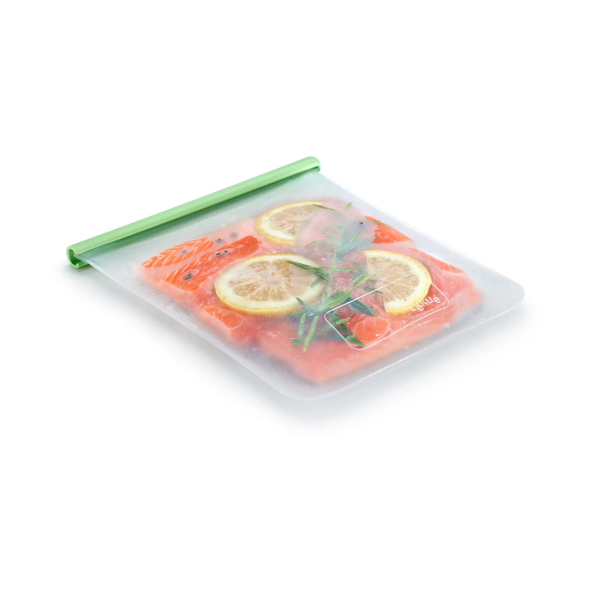 Lékué platte herbruikbare zak groen, L Lékué